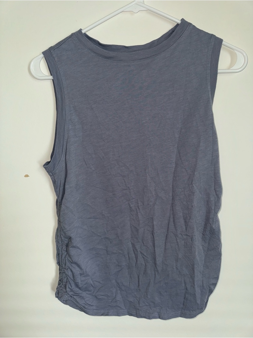Universal Thread Sleeveless Ruched Side Tank - Slate - Picture 1 of 4